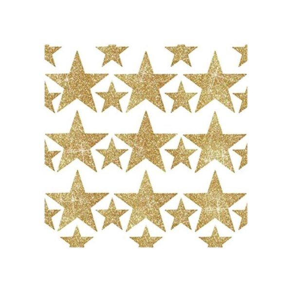 54 pegatinas de pared de vinilo removibles con estrellas