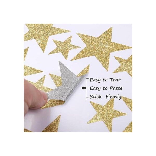 54 pegatinas de pared de vinilo removibles con estrellas