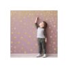 54 pegatinas de pared de vinilo removibles con estrellas