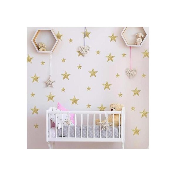 54 pegatinas de pared de vinilo removibles con estrellas