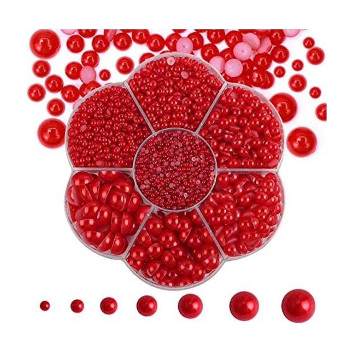 5600 perlas semicirredondas de imitación para