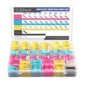560 conectores termoretráctiles Qibaok kit de conectores_1