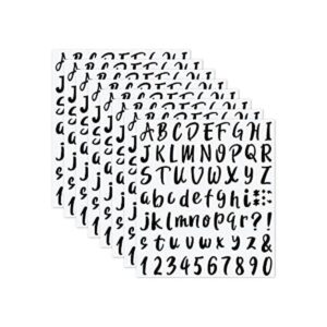 576 piezas de 8 hojas de calcomanías de letras de_1