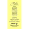 5Pack de ux5cr Fax Film Ribbon rollos de recambio_2