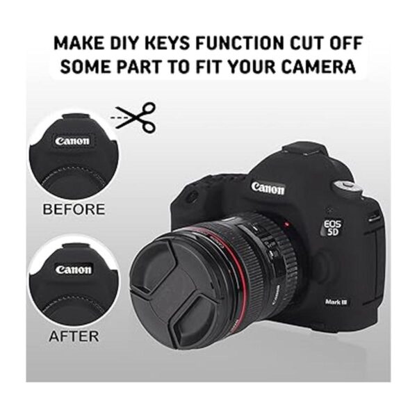 5d mark iii Carcasa protectora profesional de goma_2