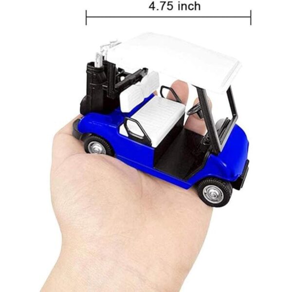 6 Pack Bundle 4 Carrito de golf Modelo de metal_6
