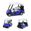 6 Pack Bundle 4 Carrito de golf Modelo de metal_3