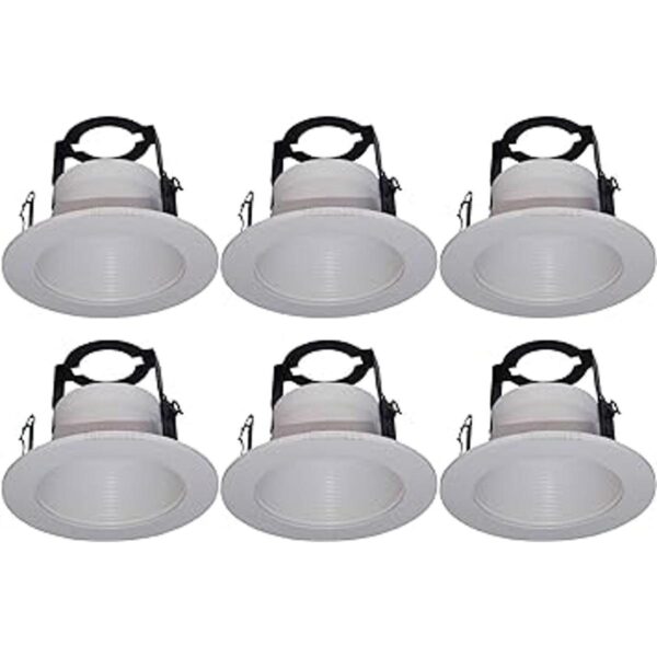 6 Pack 4 pulgadas Open Deflector recortar con soporte_1