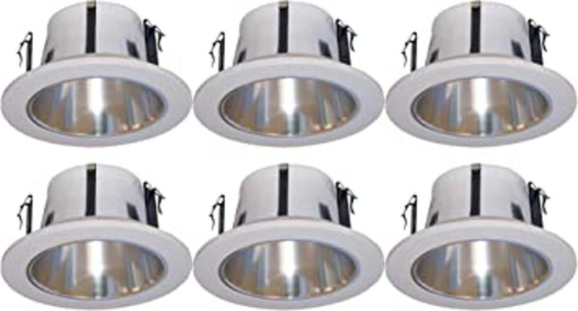6 Pack 4 inches Voltaje de reflector recortaradornos