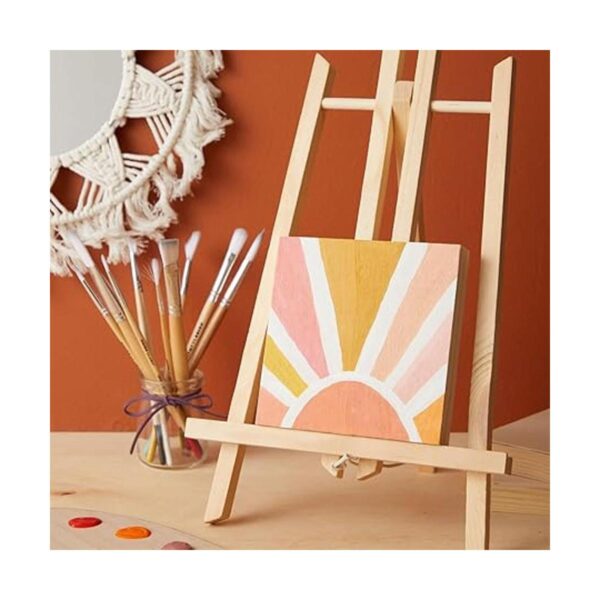 6 Pack Unfinished Wood Canvas Boards for Painting Blank