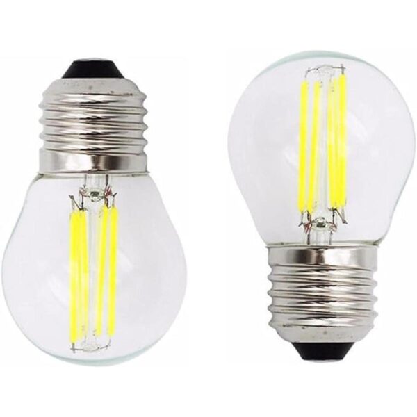 6 W G45 Bombilla LED de filamento regulable G45 Bombillas