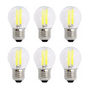 6 W G45 Bombilla LED de filamento regulable G45 Bombillas