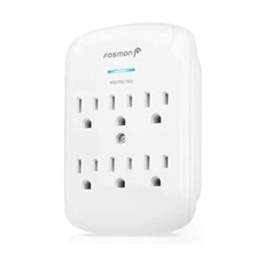6 Soporte de pared de salida Surge Protector Fosmon ETL_1
