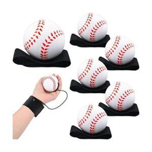6 bolas deportivas de 2.36 pulgadas muñequeras de_1