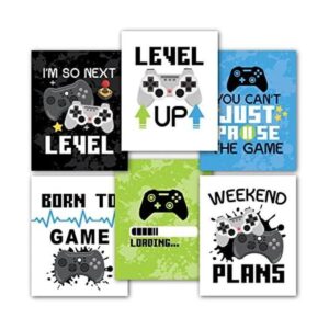 6 carteles reversibles de juego de 8 x 10 pulgadas_1