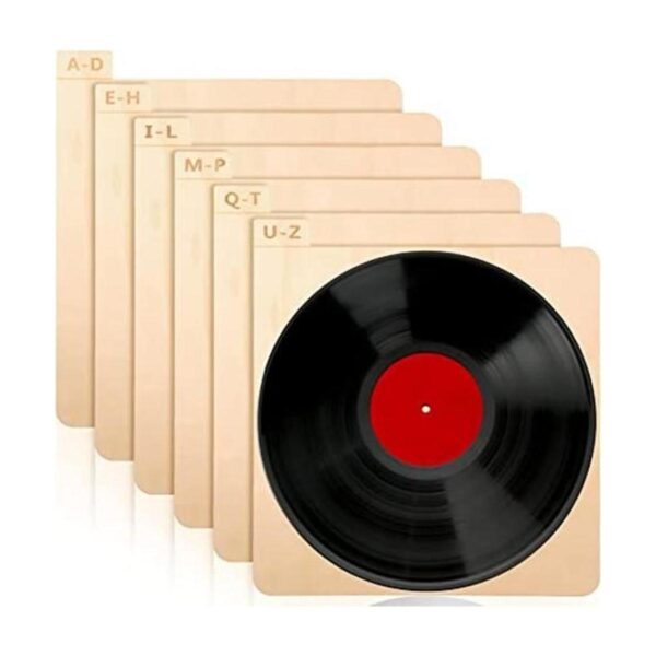 6 divisores de discos de vinilo divisores de discos de
