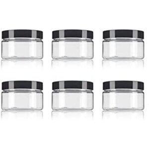 6 frascos de plástico recargables de 8.5 fl oz8 onzas