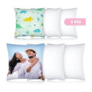6 fundas de almohada de sublimación en blanco fundas de