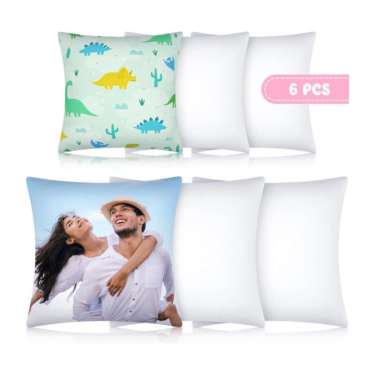 6 fundas de almohada de sublimación en blanco fundas de