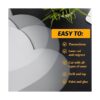 6 hojas acrílicas transparentes fundidas para base de luz_4