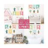6 impresiones reversibles de 8 x 10 pulgadas decoración_4