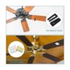 6 juegos de ventilador de techo kit de equilibrio de peso