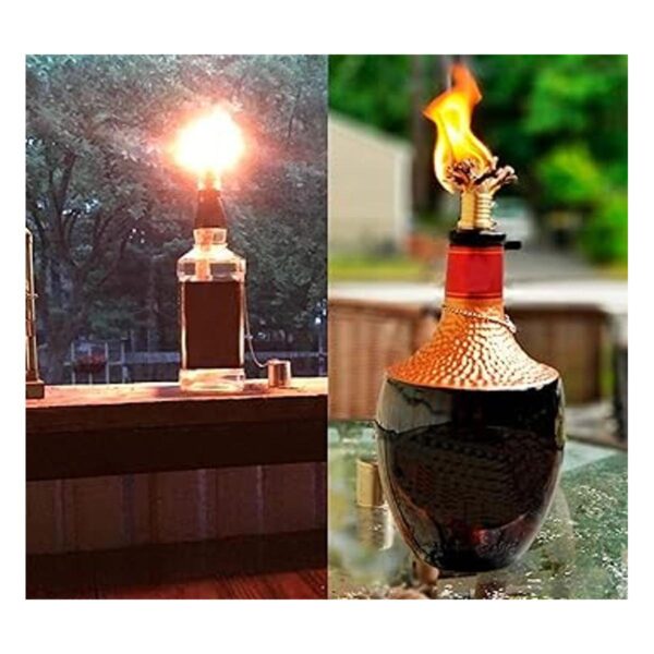 6 mechas de antorcha para botellas de vino antorchas para