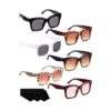 6 pares de gafas de sol de gran tamaño retro con montura_1