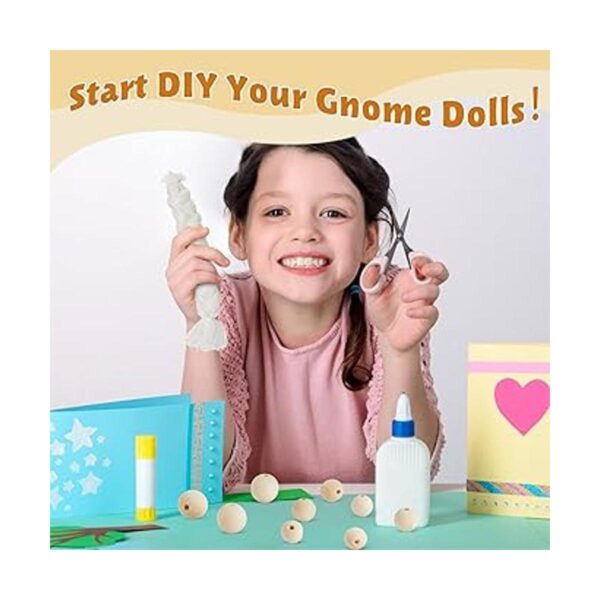 6 pares de trenzas de gnomo para manualidades con 9 piezas