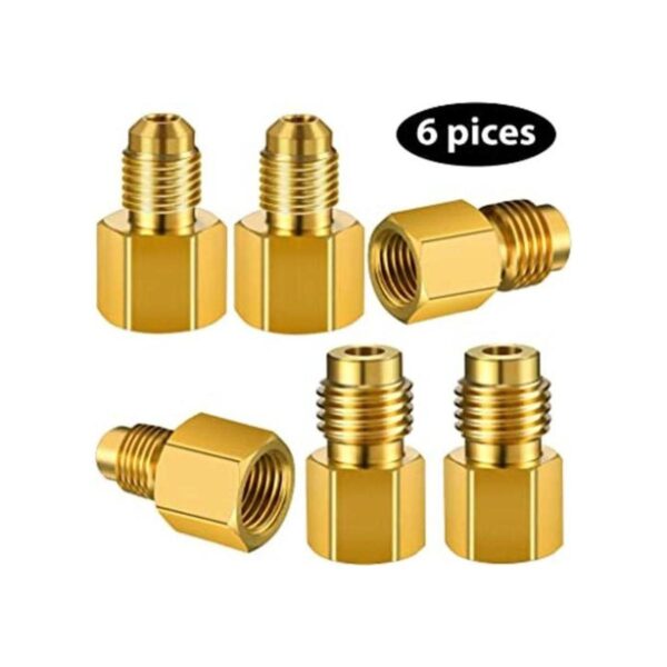 6 piezas 6015 R134A adaptador de tanque refrigerante de_1