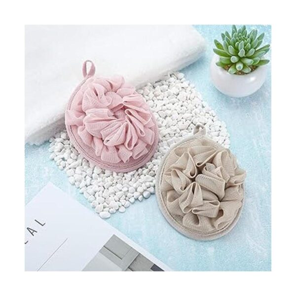 6 piezas de esponja para ducha de baño esponja de malla_2