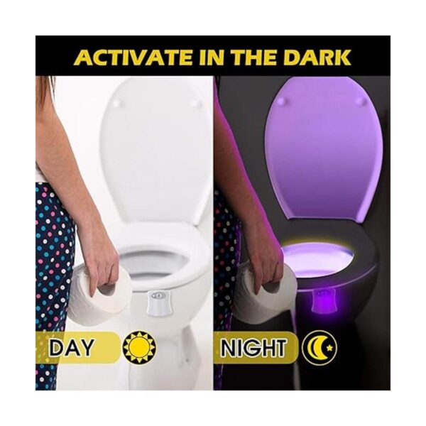 6 piezas de luz nocturna para inodoro lámpara LED_4