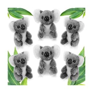 6 piezas de oso Koala de peluche de animal de peluche