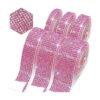 6 rollos de cinta autoadhesiva de diamantes de imitación