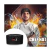 6 sombreros de chef unisex de malla superior para cocina_3
