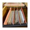 6 rieles colgantes de PVC para cajones de archivo color_3