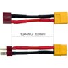 6 unidades Deans T a XT60 macho hembra adaptador de_2