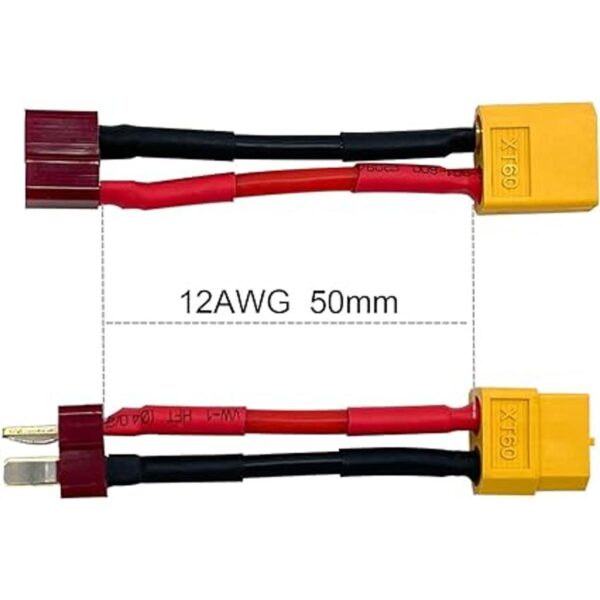 6 unidades Deans T a XT60 macho hembra adaptador de_2