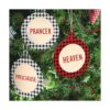 60 adornos de madera de Navidad para manualidades discos