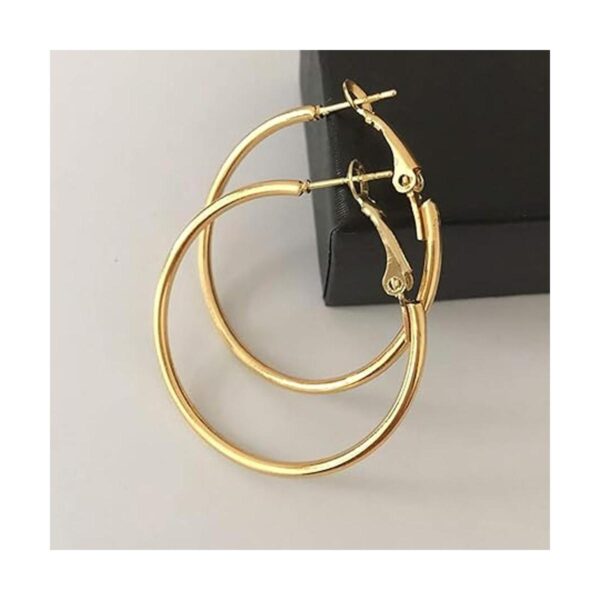 60 aretes de aro con cuentas Acero inoxidable_5