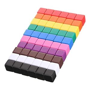 60 dados acrílicos en blanco de 0.630 in dados de colores_1