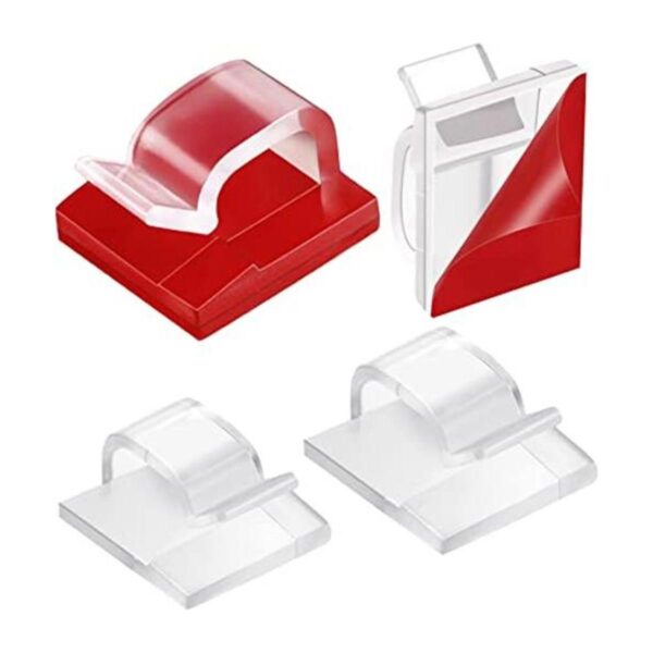 60 clips de cable para exteriores con cintas adhesivas_1