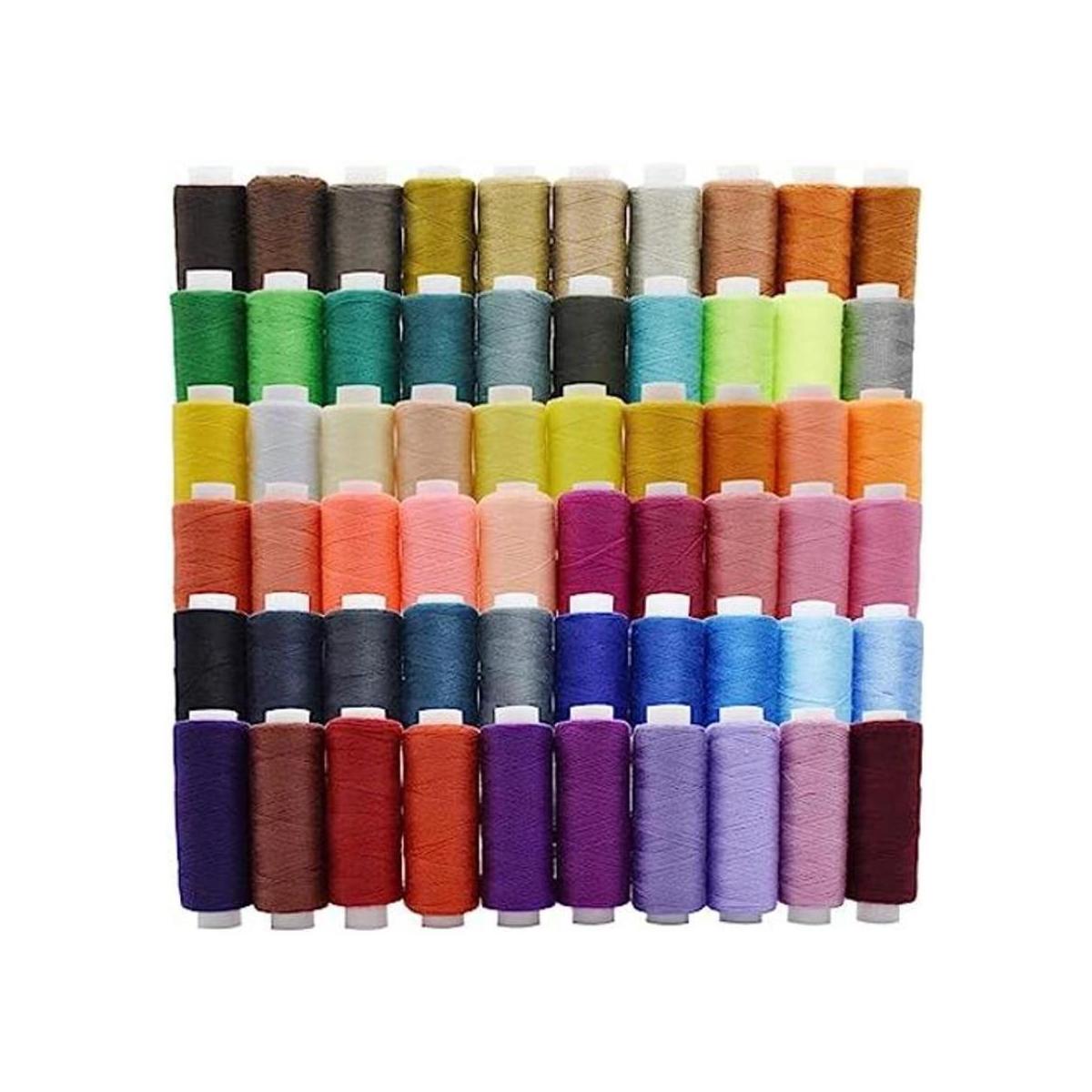 60 hilos de coser de colores de 250 yardas por carrete