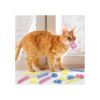 60 resortes finos y coloridos para gatos espirales