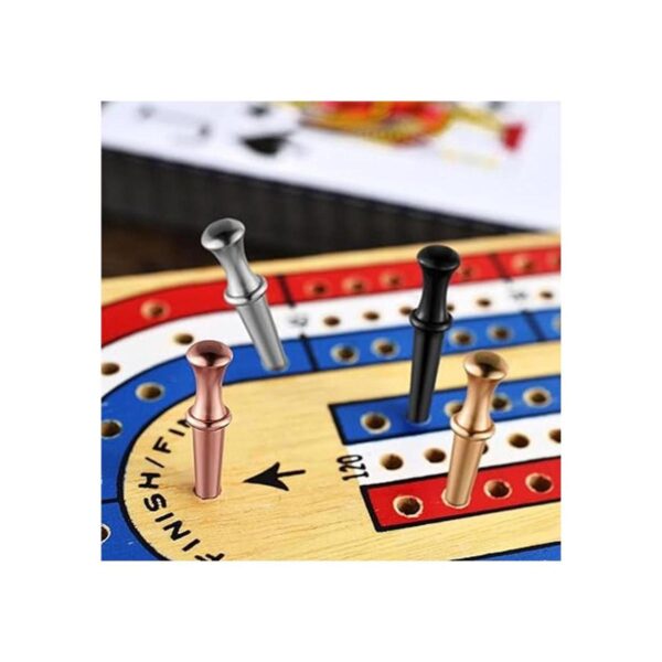 60 pinzas de metal para cribbage para tabla de cribbage_5