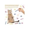 60 resortes finos y coloridos para gatos espirales