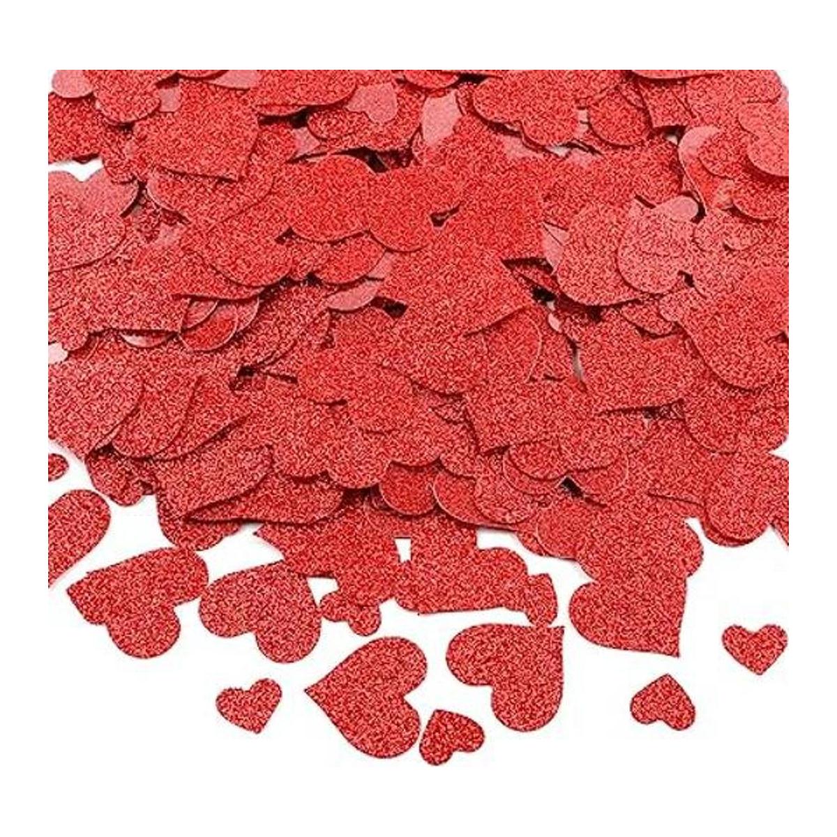 600 confeti de corazón para el día de San Valentín