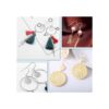 600 ganchos franceses para aretes de acero inoxidable de