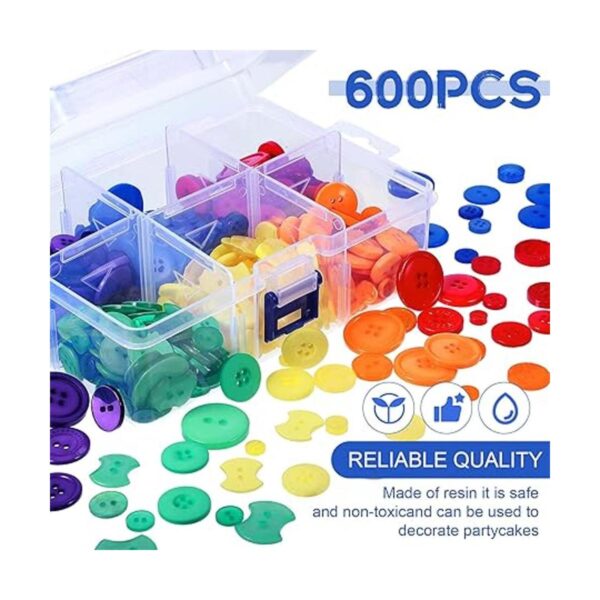 600 botones multicolores para manualidades coser botones