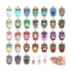 62 dijes de esmalte de búho de Halloween para hacer joyas